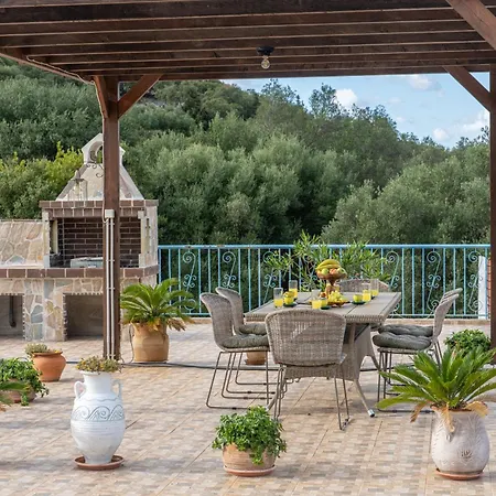 别墅 Lemon Tree Garden Near Mirtos Divarata